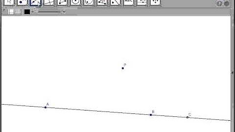 Screencast on Basics of Incidence Geometry in GeoGebra