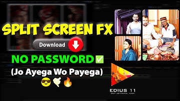 Split Screen FX Free Download For EDIUS 7/8/9/10/11