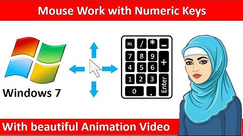 How to Control Mouse Cursor from Keyboard Windows 7 Computer Mouse Pointer With Keyboard on Windows