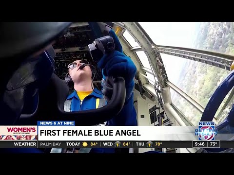 ‘The sky is the limit’, says first female Blue Angels pilot