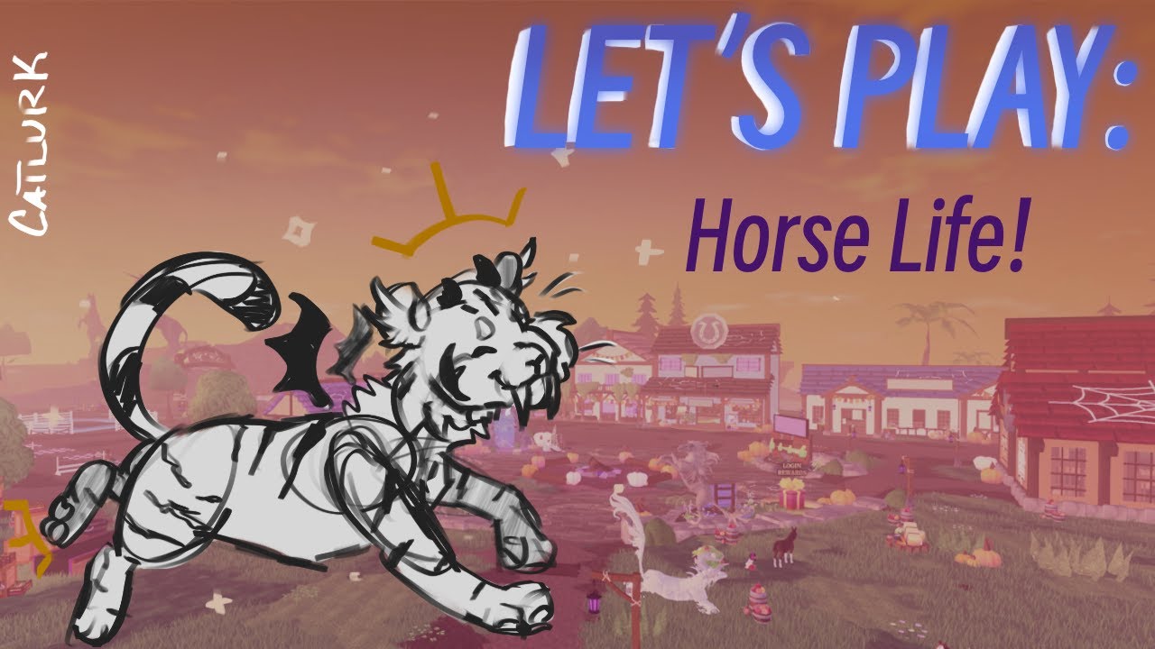 Horse Life HALLOWEEN EVENT Stream with Angelic_Alaina! - YouTube