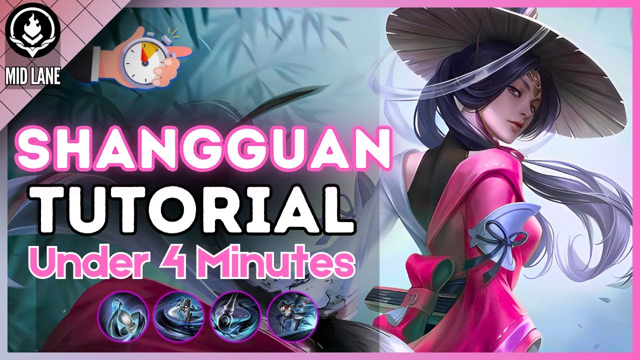 4-минутное обучение Шангуаню в Мид-лейне || (HoK S9) 2025 г.