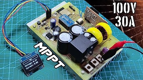 DIY MPPT Solar Charge Controller(ESP32).