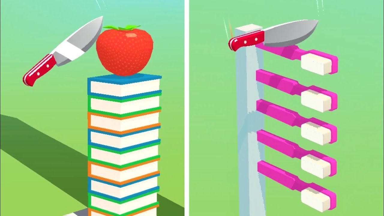 Slice It All Gameplay! Satisfying and Relaxing ASMR Slicing Video