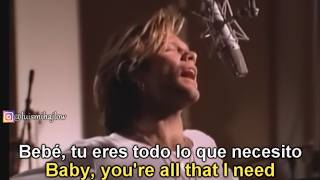 Bon Jovi  Bed Of Roses  S English  Espaol Subtitulado