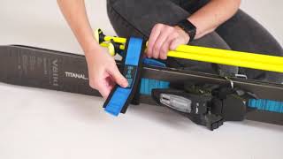 Instructions for ski-n-go - how to use carries for skis and ski poles