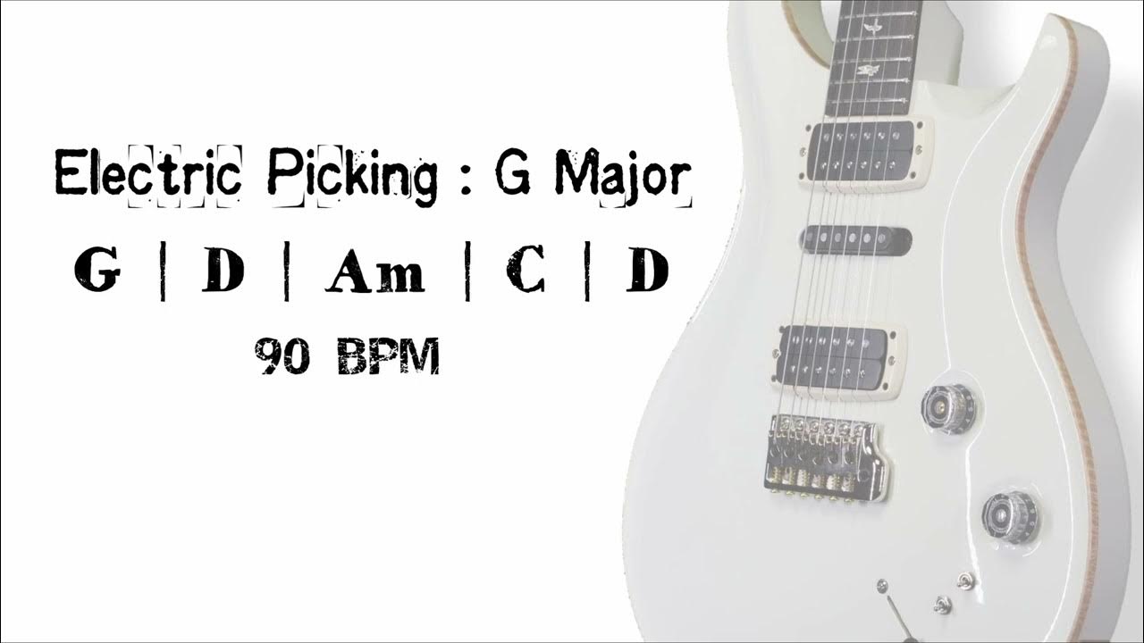 Clean Electric Guitar Loop 90 BPM [ G D Am C D ] YouTube