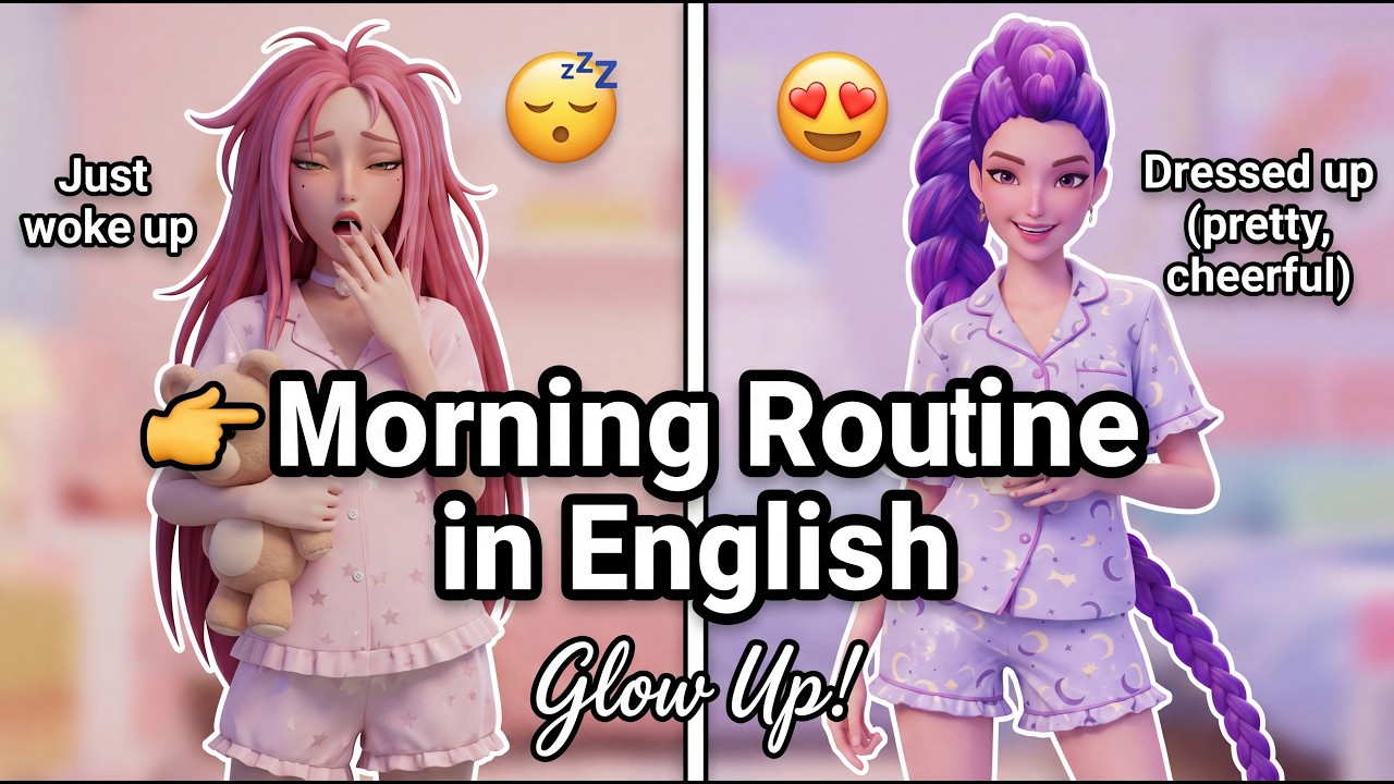 Morning Routine in English|Bedroom Conversations with Rumi & Mira ...