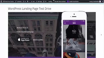 Creating Beautiful Landing Pages With a Click Of Mouse In Wordpress (Drag & Drop Page Builder)