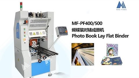 Maufung Auto Children Board to Board Books Lay Flat Binding Pasting Machine MF-PF400/500
