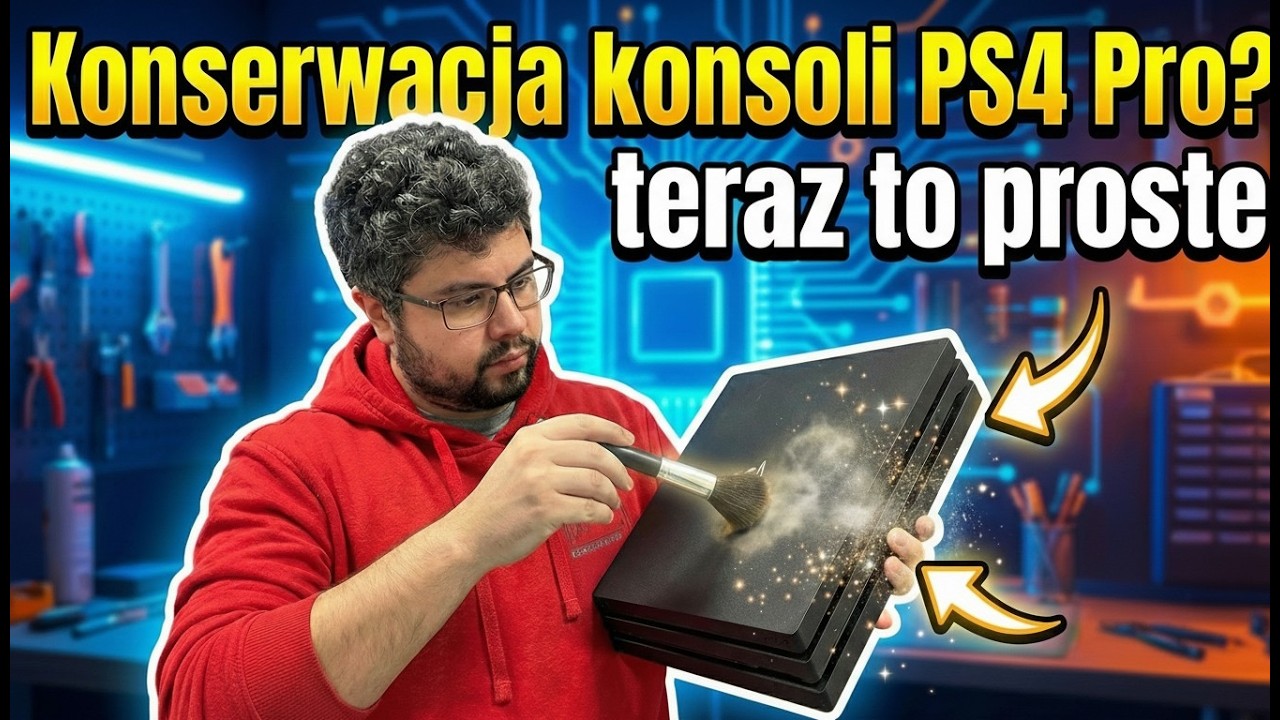 Wyczyść swoją konsole jak Szef- czyli konserwacja PS4 pro w praktyce !