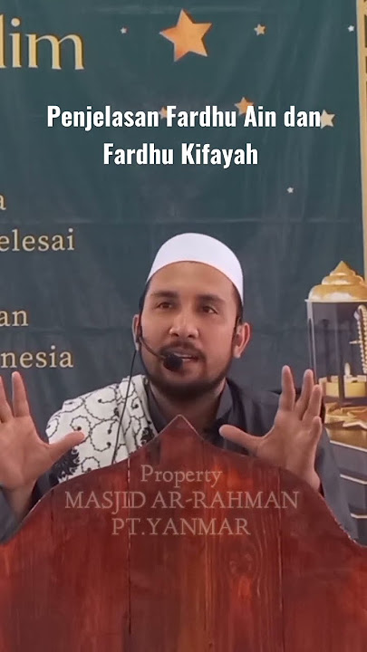 Penjelasan Fardhu Ain dan Fardhu Kifayah #short #habibhaikal #risalahjamiah