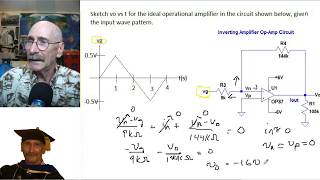 Famous EEP Electrical Networks Chapter 5 Problem 4 Op Amp Inverter Waveform Output v04 Net Worth