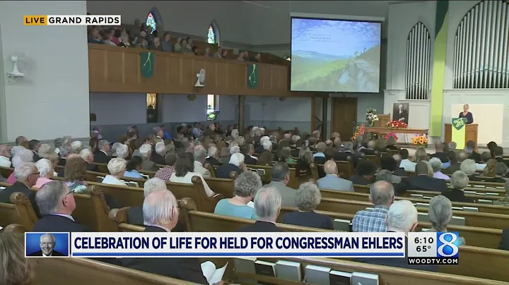 W. MI says goodbye to former Congressman Vern Ehlers