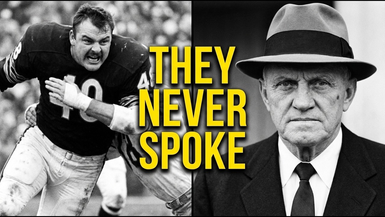 Dick Butkus and George Halas Didn't Speak for 5 Years — The Reason Was in a Courtroom