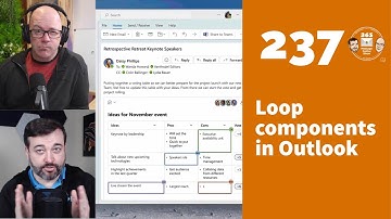 Microsoft Loop components in Outlook Mail | 365 Message Center Show 237