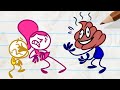 Pencilmate's Scary Doctor Visit! | Animated Cartoons Characters | Pencilmation