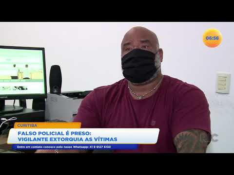 Vigilante é preso: