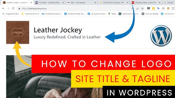 How to Change Logo, Site Title and Tagline in WordPress Website