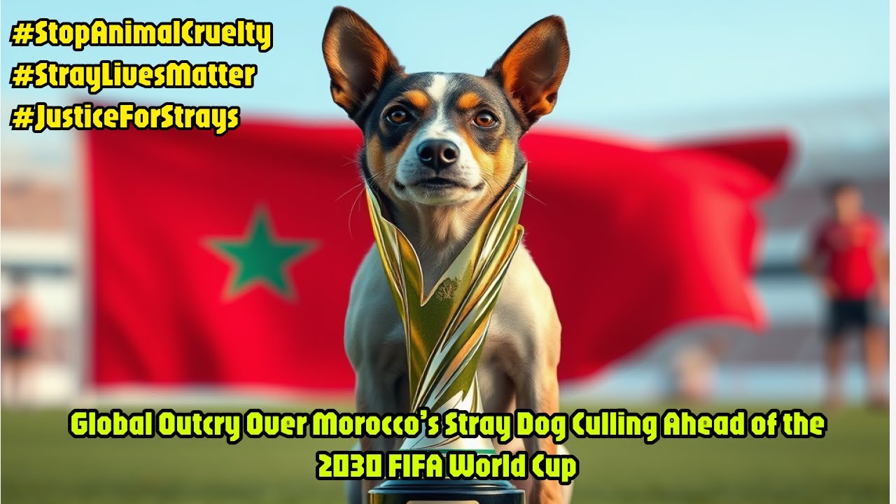 Global Outcry Over Morocco’s Stray Dog Culling Ahead of the 2030 FIFA World Cup #stopanimalcruelty