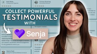 How to collect & share testimonials on your website (for free) | Senja tutorial