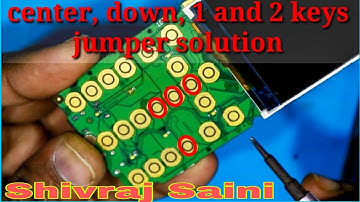 Jio F120B keypad 2,3 Not working /keypad problem menu key,2,3,and short cut key n.....