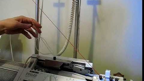 Threading the Passap E6000