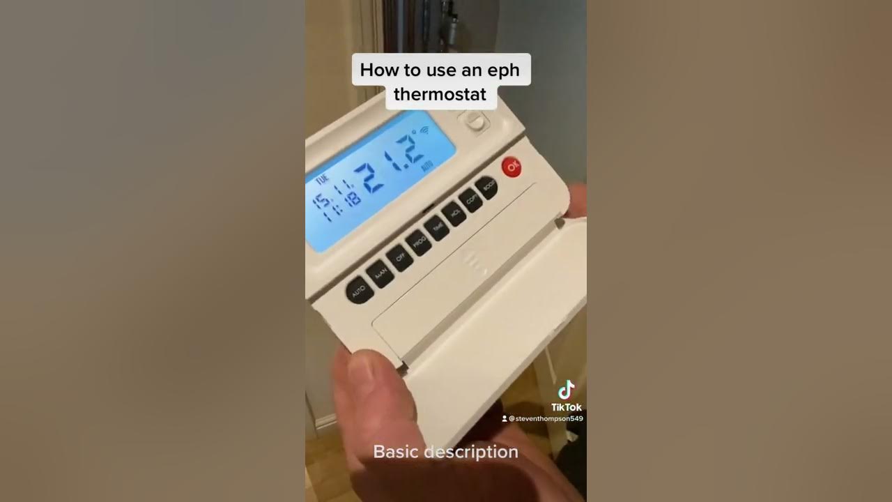 How to use an eph thermostat YouTube