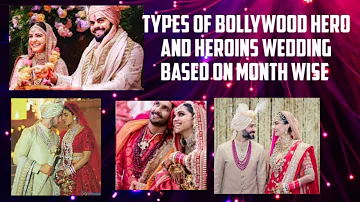 Types of Hero heroine in wedding photo in month wise 🤩❤️🥰👰🤵