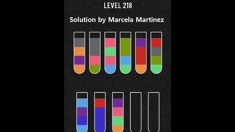 Water Sort Puzzle level 218 | Gameplay Mobile Games