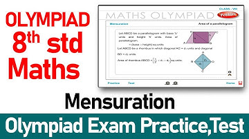 Mensuration | Maths Olympiad 8th Class  | Olympiad Exam Preparation