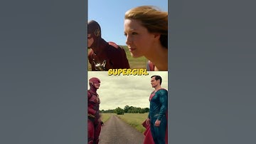 Flash Vs Superman and Flash vs Supergirl…😬💨#shorts #dc