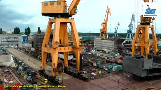 Inside shipyard - The process of building the ship.