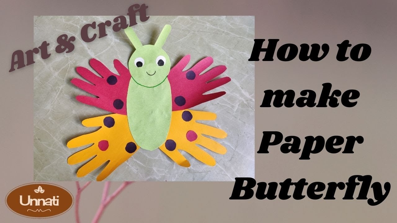 How to make Paper Butterfly | Easy craft | DIY Crafts | Paper Butterfly | Easy Butterfly cutting
