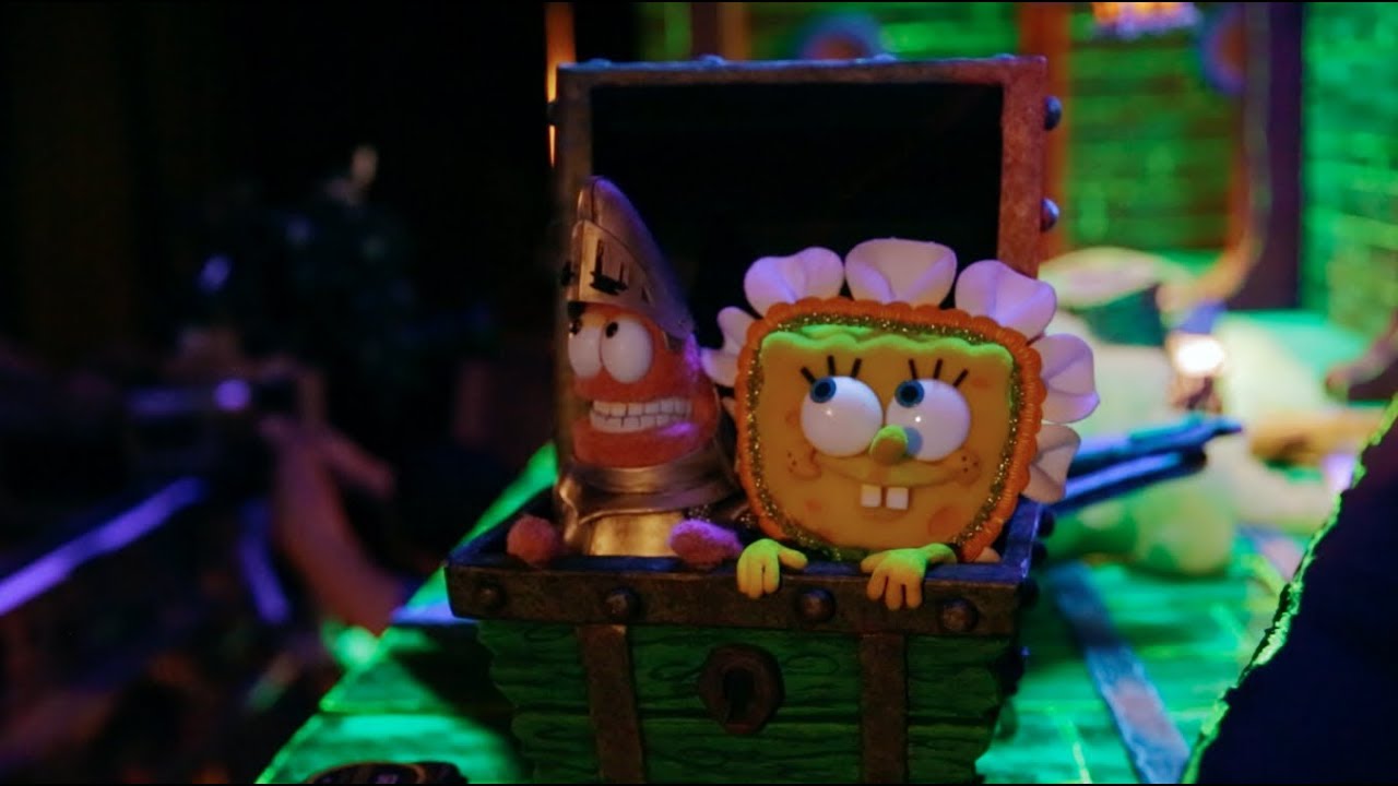 Behind the scenes of SpongeBob SquarePants' stop-motion Halloween spec...
