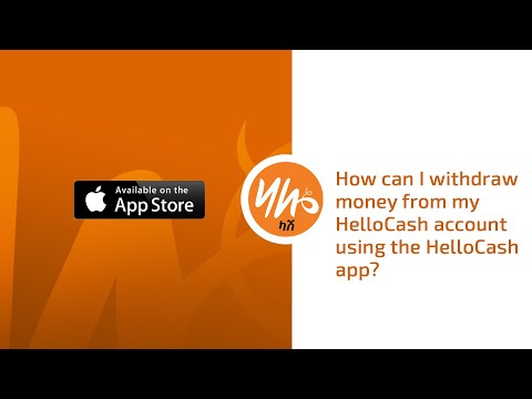 How can I withdraw money from my HelloCash account using the HelloCash app? For iOS Users