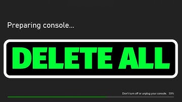 How to Factory Reset Xbox Series X | Xbox Series S | Delete All info and games