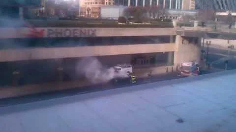 VW golf in fire Hartford CT