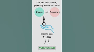 What is One Time Password (OTP)? #onetimepassword #otpcode