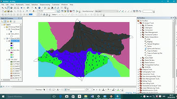 Tutorial Peta Elevasi Menggunakan Metode Interpolasi pada ArcGis 10 3