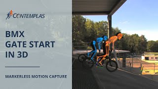 3D markerless tracking: BMX Start // CONTEMPLAS MULTI CAMERA SYSTEM®