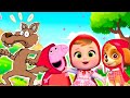 CUENTO CAPERUCITAS ROJAS con MUÑECAS y el LOBO!