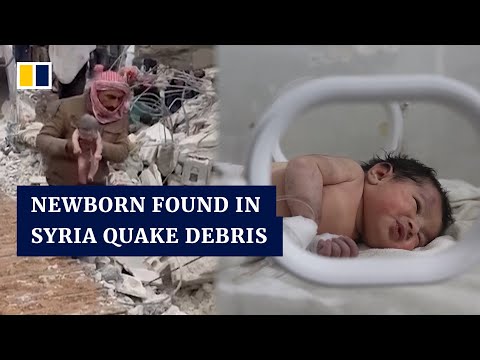 Syrian baby girl born under rubble after deadly earthquake killed rest of her family