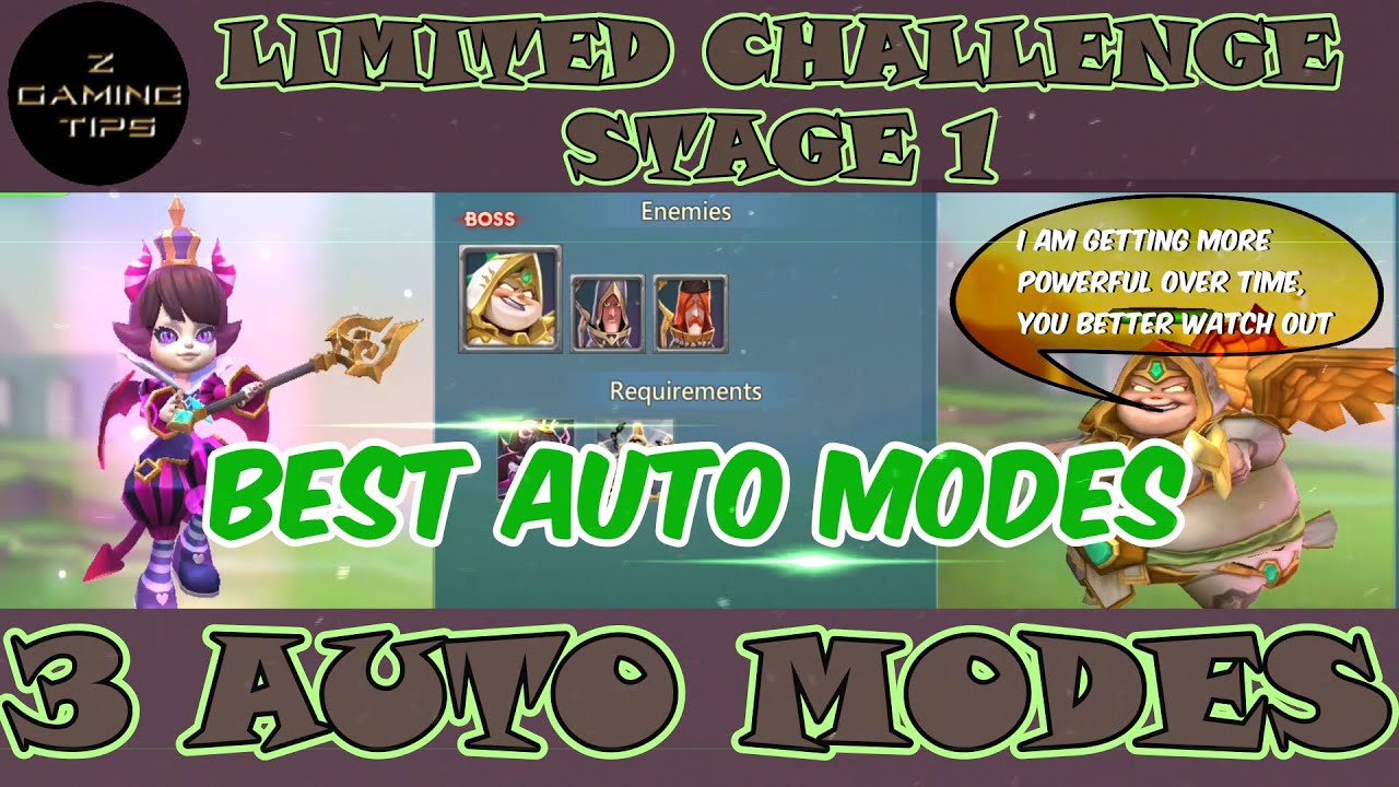 Petite Devil Limited Challenge Stage 1 - Trick vs Trick (3 Best Auto Mode)