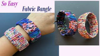 Beautiful Liberty Fabric Wrapped Elastic Scrunchie Bracelet Bangle wristband | Pulseira | ब्रेसलेट