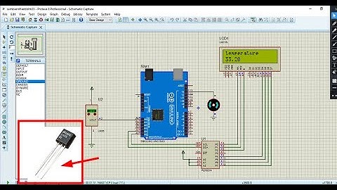 Tự học Arduino| Cảm biến nhiệt độ LM35 temperature sensor
