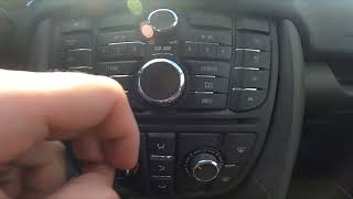 How to Change Blowing Direction in Opel Meriva II ( 2010 – 2017 ) Adjust Airflow Direction