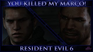 RE6 - Chris Redfield & Piers Nivans - YOU KILLED MY MARCO!