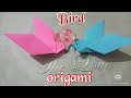 cara membuat origami burung cinta | love bird origami