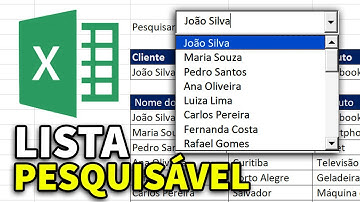 Como fazer lista suspensa pesquisável Rápido e Fácil como fazer - Excel lista pesquisavel